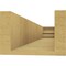 Ekena Millwork 6in. W x 4in. H x 28in. L Ridgewood Woodgrain TimberThane Rafter Tail, Primed Tan RFTUR06X04X28RIDRCPR - alternate 4
